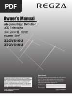 TOSHIBA 37CV510U Om e