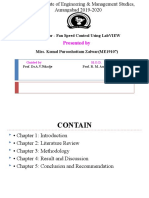 Deogiri Institute Fan Speed Control Using Thermistor