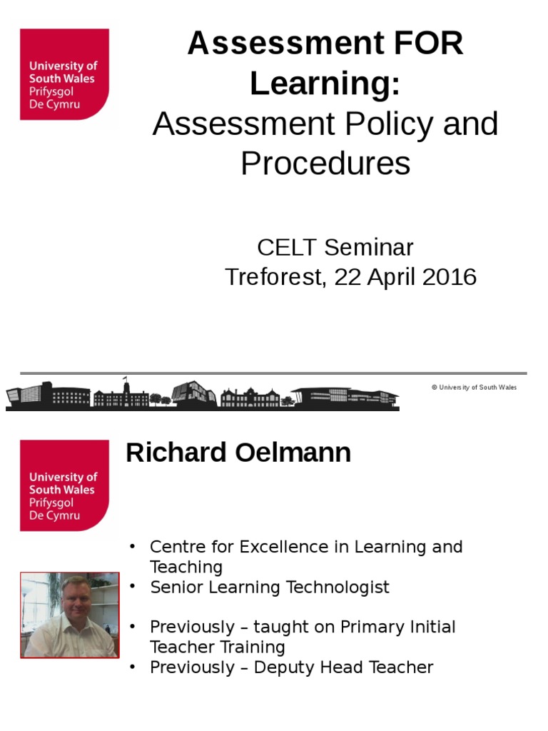 Assessment Policy and Procedures | PDF | Educational Assessment | Teaching