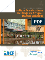 La Pisiculture de Subsistance en Etangs en Afrique Manuel Technique 10.2013 PDF