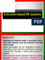 Extrusion Based RP Systems