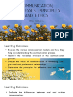 Communication Processes Principles and Ethics