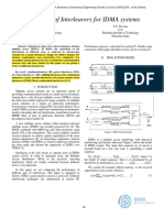 Review of Interleavers for IDMA Systems