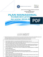 Plan Managerial Inv - Primar ISJ Dambovita 2018-2019 PDF