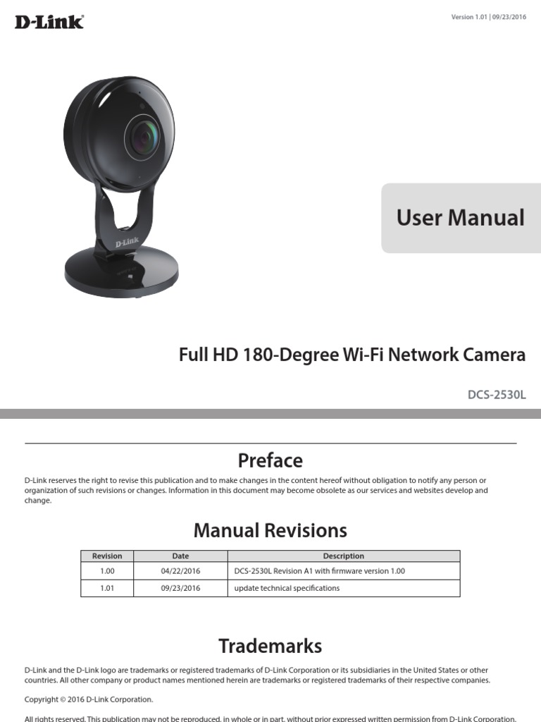 User Manual: Full HD 180-Degree Wi-Fi Network Camera | PDF | Ip Address