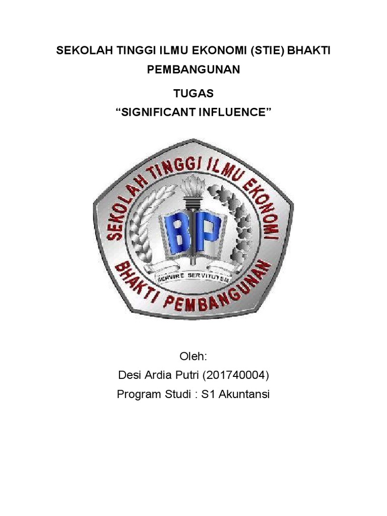 Significant Influence PDF