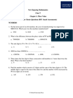 New Enjoying Mathematics Class V Chapter 1: Place Value Multiple Choice Questions (IBT-based Assessments) Numbers