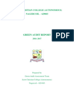 Green Audit Report: Scott Christian College (Autonomous) Nagercoil - 629003