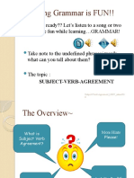 Subject Verb Agreement 2010