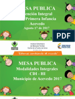 Informe MP CZ Pitalito - 17 de Agosto de 2017