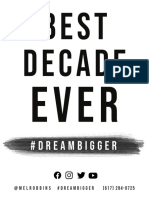 BestDecadeEver DreamBook Completed PDF