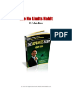 No Limits Habit Book