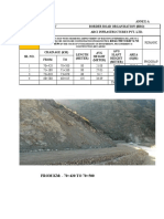 Details of Landslide Locations - Dharasu Km65-76