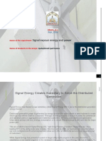 Signal Expoun Energy and Power: Name of The Experiment