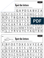 Spotting Letters Alphabet Worksheets