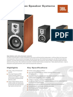 JBL ES Series Speaker Systems: Key Specifications Highlights