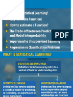 Statistical Learning Overview