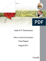 Audit of IT Governance