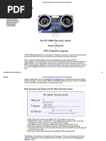 HC-SR04 Ultrasonic Sensor On An Atmel ATtiny13 at PDF