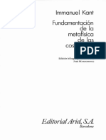 Kant-Fundamentacion-de-La-Metafisica-de-Las-Costumbres-Fragmento Segunda Sección (p.153-171)