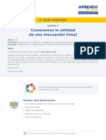 Matematica4 Semana 11 - Dia 1 Inecuaciones Lineales Ccesa007