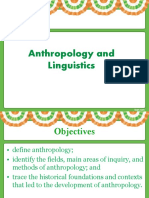 Anthropology and Linguistics - 3