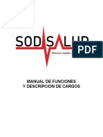 Manual de Funciones Sodisalud