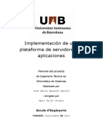 Implementacion de Una Plataforma de Servidores PDF