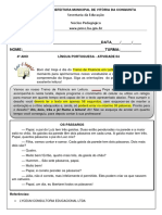 4º Ano - Língua Portuguesa - Semans 07 - Atividade 04