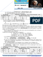 Révision N°1 Correction (MR KH Bessem) (Lycée Maknassy) PDF