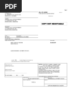 Bl Congenbill 1994 Cargo Bill Of Lading