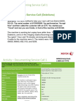 Documenting A Service Call (Deletions)