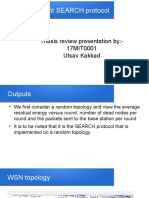 Energy Efficient SEARCH Protocol: Thesis Review Presentation by:-17MIT0001 Utsav Kakkad