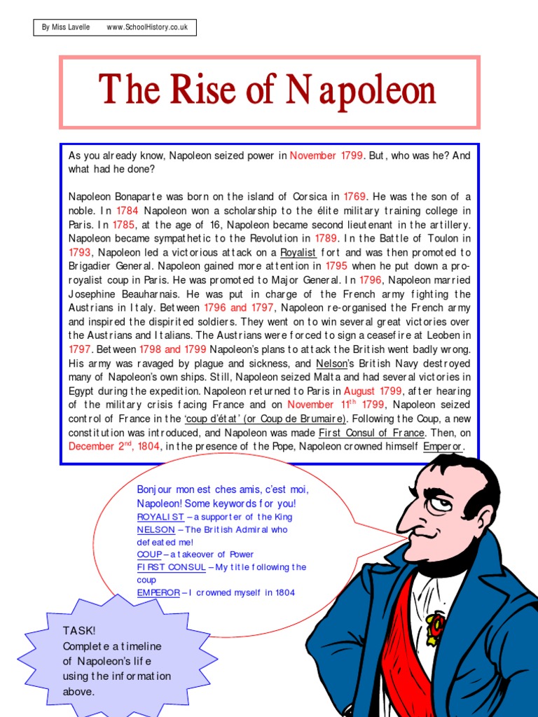 The Rise of Napoleon Bonaparte An Analysis of Primary Sources on His