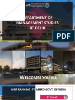Slide 1: Department of Management Studies Iit Delhi