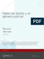 Pablo de Santis y El Genero Policial PDF