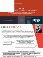 Presentación MIPS - Parte 1 - Introducción, Estructura de Las Escalas de Contenido, Fundamentos Teóricos y Administración