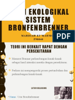 TEORI EKOLOGI BRONFENBRENNER