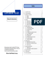 Instruction Manual For Lumitester PD-20N - Spa