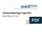 Vertical Bearings Type WV: Diameter Range 125... 710 MM