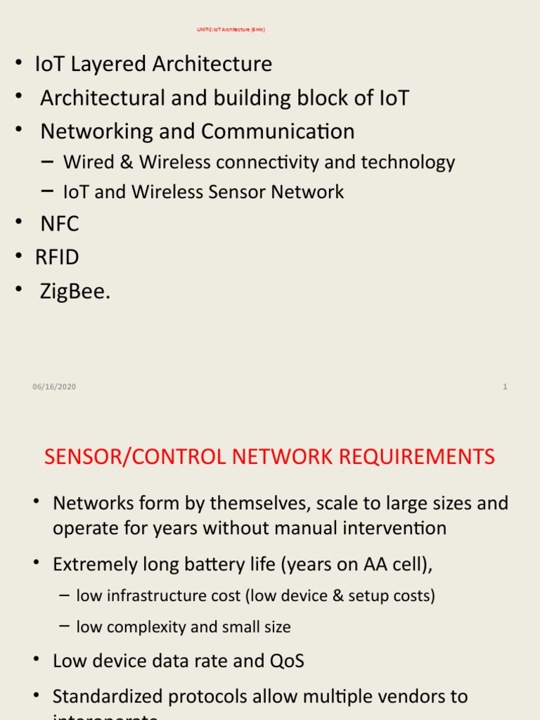 ZigBee Protocol Architecture in IoT | PDF | Mobile Technology ...