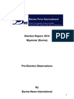 Pre Election Report by BNI