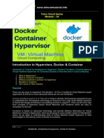Telco Cloud - 04. Introduction To Hypervisor, Docker & Container