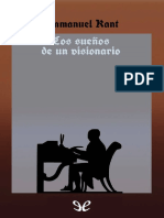 Los Suenos de Un Visionario Explicados Por Los Suenos de La Metafisica PDF