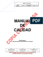 Ma GC 001 Manual de La Calidad NC