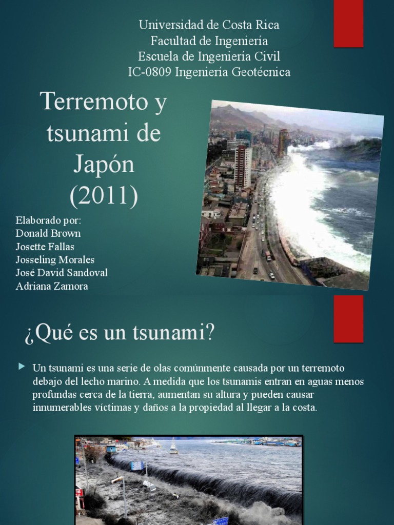 Terremoto y Tsunami de Japón | PDF | Tsunami | Temblores, image size:768x1024