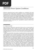 Abnormal Power System Conditions: 3.1 Short Circuits