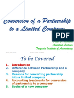 Topic 5 - Converting Partnership To Company