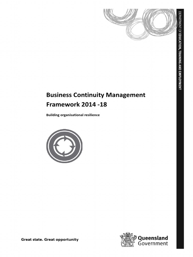 Business Continuity Management Framework | PDF | Emergency Management ...