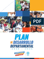 Plan de Desarrollo Departamental, año 2020-2023, Cundinamarca.